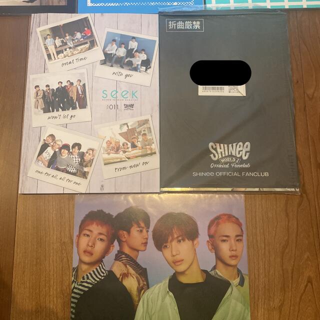 SHINee シャイニー FC 会報 seek まとめ売り エンタメ/ホビーのタレントグッズ(アイドルグッズ)の商品写真