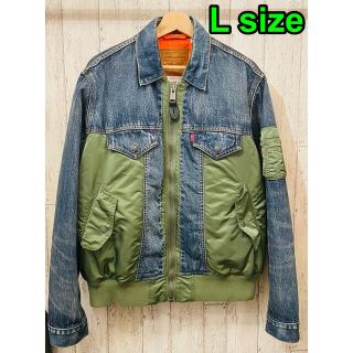 リーバイス(Levi's)のLevi's HYBRID TRUCKER JKT MA-1リーバイス デニム(Gジャン/デニムジャケット)