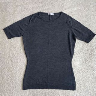 男性に人気! 極美品 サイズS ジョンスメドレー 半袖ニット メリノ