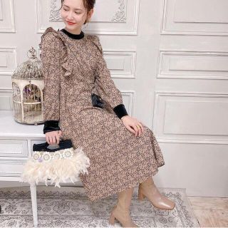メゾンマーブル 花柄カシュクールワンピース❤︎