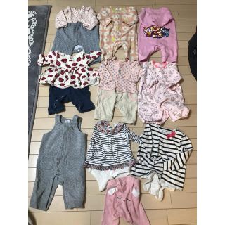 ベビーギャップ(babyGAP)のロンパース ♡冬物　70-80 9枚＋レギンス(ロンパース)