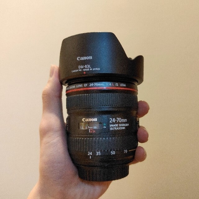 Canon 標準ズームレンズ EF24-70mm F4 L IS USM フルサ