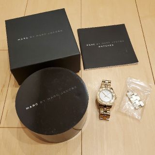 マークバイマークジェイコブス(MARC BY MARC JACOBS)のMARC JACOBS 腕時計 MBM3050 ブレードホワイトダイヤル36mm(腕時計)