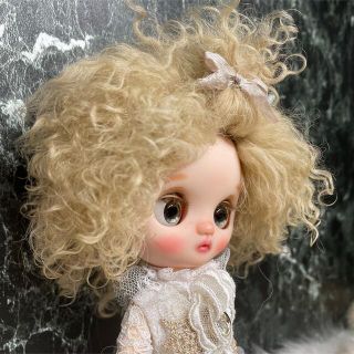 blythe _wm-688ピーナツバター⭐️ムートンウィッグ