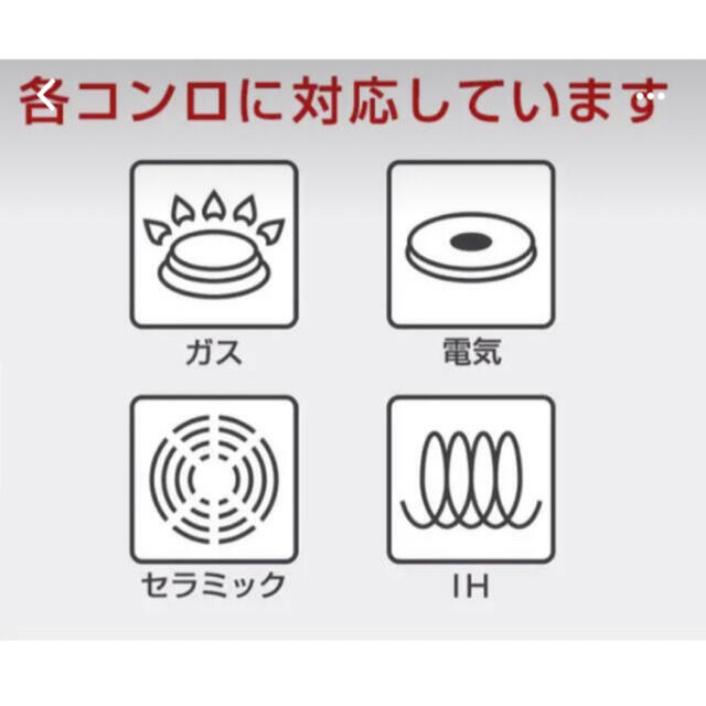 フレーバーストーン ダイヤモンドエディション(レッド) 豪華スペシャル6点セット インテリア/住まい/日用品のキッチン/食器(鍋/フライパン)の商品写真