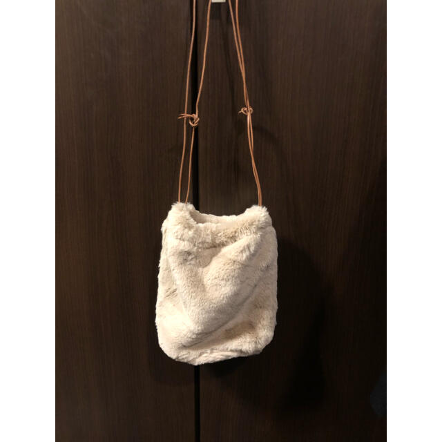 GALLARDA GALANTE(ガリャルダガランテ)の巾着　フェイクファー レディースのバッグ(ショルダーバッグ)の商品写真