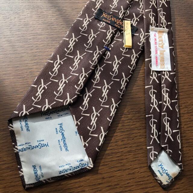 SAINT LAURENT - Vtg 70s80s イヴサンローラン ネクタイ ワイド SAINT LAURENT - Vtg 70s80s イヴサンローラン ネクタイ ワイド