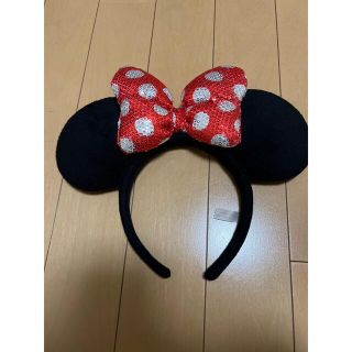 ディズニー(Disney)のミニーカチューシャ(キャラクターグッズ)