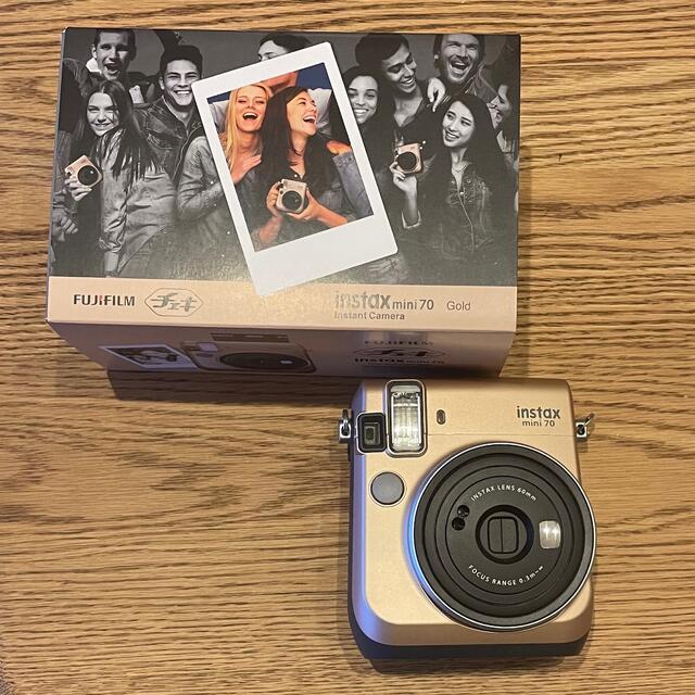 プリング チェキ FUJI FILM INSTAX MINI 70 ゴールドの通販 by ZUKE