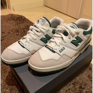 ニューバランス(New Balance)のNew Balance BB550 WT1 green 28cm(スニーカー)