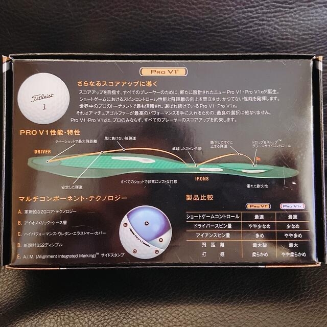 Titleist(タイトリスト)の【新品未使用】Titleist PRO V1 スポーツ/アウトドアのゴルフ(その他)の商品写真