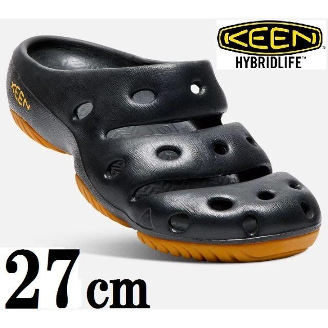 新品 正規 KEEN ヨギ BLACK 27cm / キーン Yogui 黒