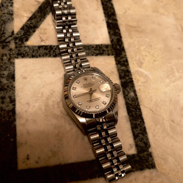 ROLEX(ロレックス)のロレックス ROLEX デイトジャスト 10Pダイヤ　ダイヤモンド レディースのファッション小物(腕時計)の商品写真