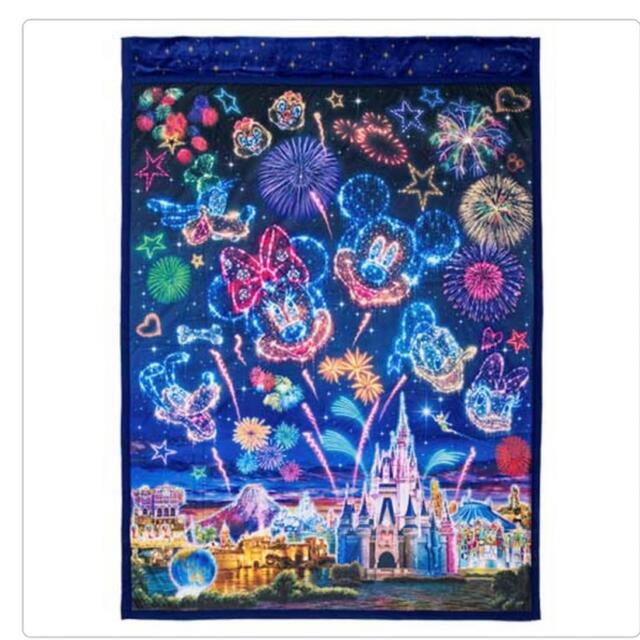 Disney(ディズニー)のディズニー　毛布　花火 インテリア/住まい/日用品の寝具(毛布)の商品写真