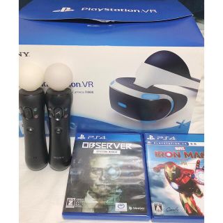 プレイステーションヴィーアール(PlayStation VR)の美品 SONY CUHJ-16001 遊べるセット！(家庭用ゲーム機本体)