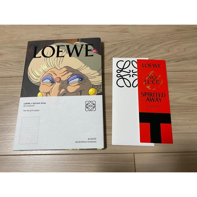 LOEWE ロエベ  千と千尋の神隠し ノベルティ ノートブック