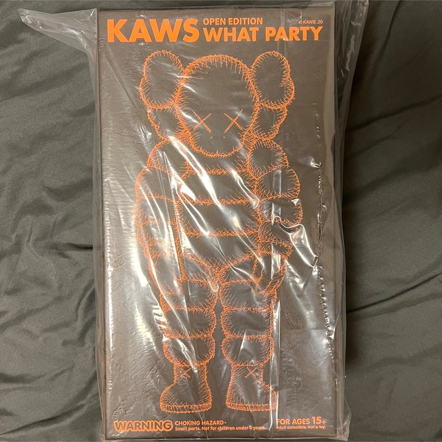 MEDICOM TOY(メディコムトイ)のKAWS WHAT PARTY ORANGE ハンドメイドのおもちゃ(フィギュア)の商品写真