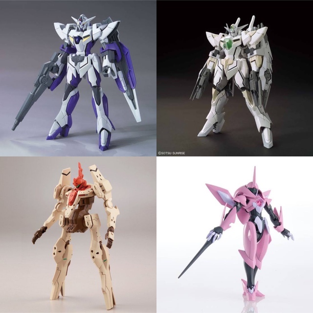 HG 1/144 ガンプラまとめ売り アイズリバーシブルエルフブルックファ