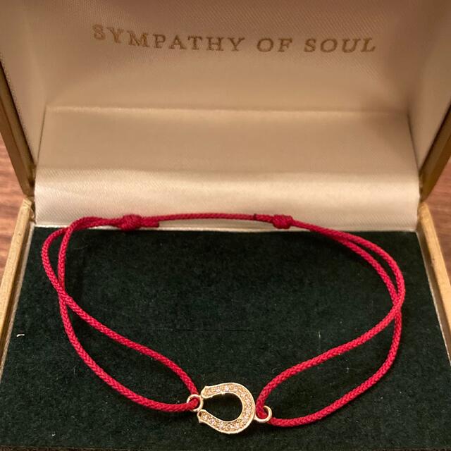 K18 SYMPATHY OF SOUL ホースシュー コードブレスレット 今季一番