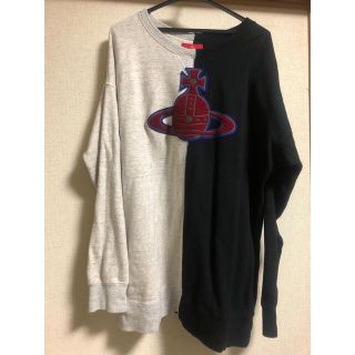 ヴィヴィアンウエストウッド(Vivienne Westwood)のVivienne Westwood バイカラー スウェット(トレーナー/スウェット)