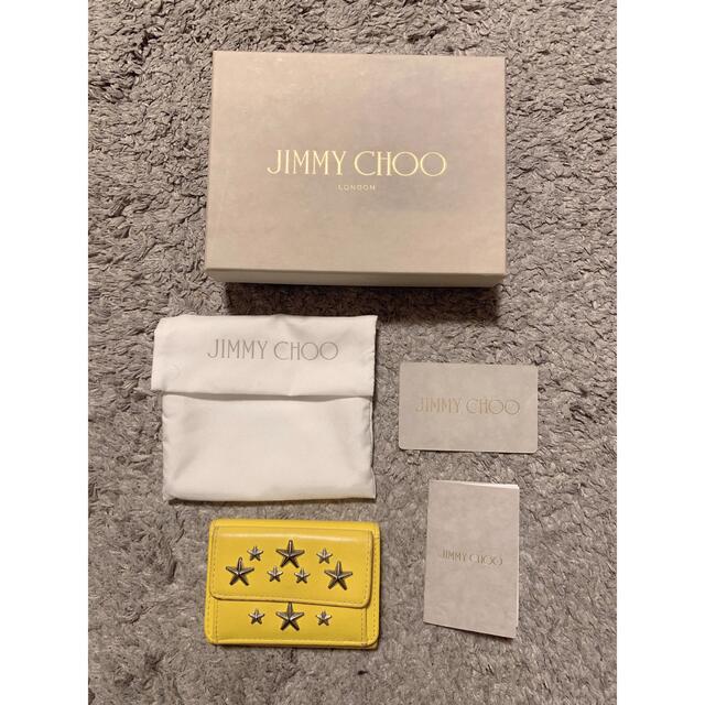 JIMMY CHOO(ジミーチュウ)のJIMMY CHOO ジミーチュー 三つ折り財布(イエロー) レディースのファッション小物(財布)の商品写真
