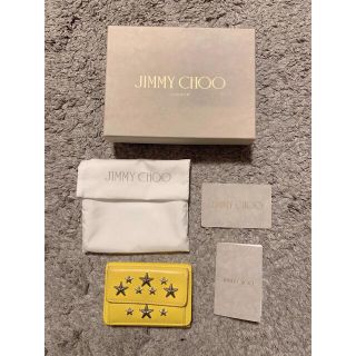 ジミーチュウ(JIMMY CHOO)のJIMMY CHOO ジミーチュー 三つ折り財布(イエロー)(財布)