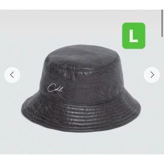 アディッションアデライデ(ADDITION ADELAIDE)のclair de lune CDL FAUX LEATHER HAT BLACK(ハット)