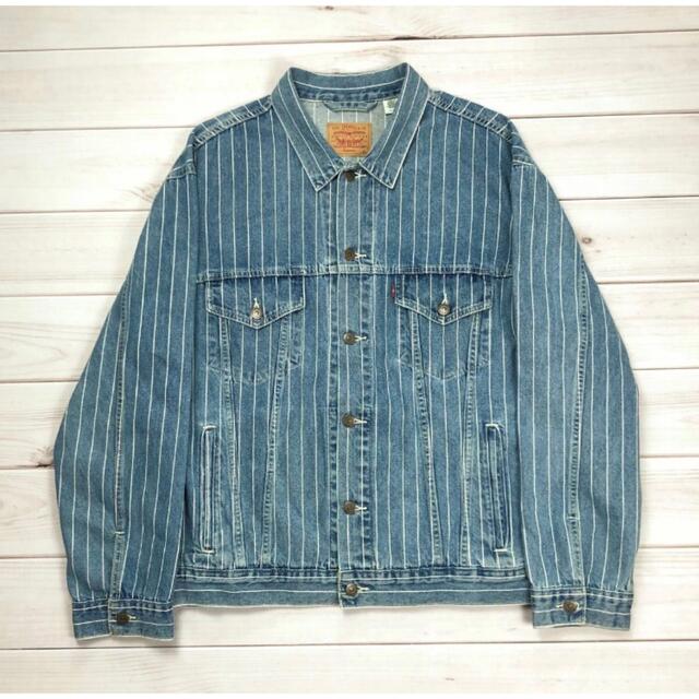 Supreme(シュプリーム)のSupreme Levi’s Pinstripe Trucker Jacket メンズのジャケット/アウター(Gジャン/デニムジャケット)の商品写真