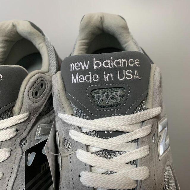 New Balance(ニューバランス)の【激希少】USA製ニューバランスMR993GLスニーカー28cmグレー10 2E メンズの靴/シューズ(スニーカー)の商品写真