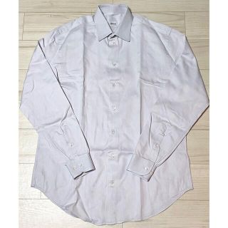 アルマーニ コレツィオーニ(ARMANI COLLEZIONI)の◆アルマーニコレツィオーニ　ピンストライプシャツ　ライトグレー◆(シャツ)