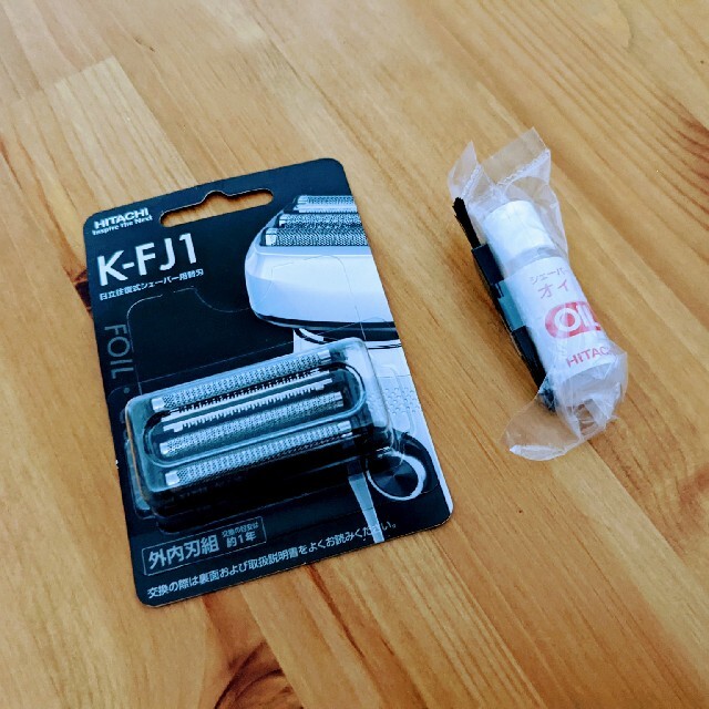 日立 - 日立 シェーバー 替刃 K-FJ1 お手入れ用オイル付きの通販 日立 - 日立 シェーバー 替刃 K-FJ1 お手入れ用オイル付きの通販