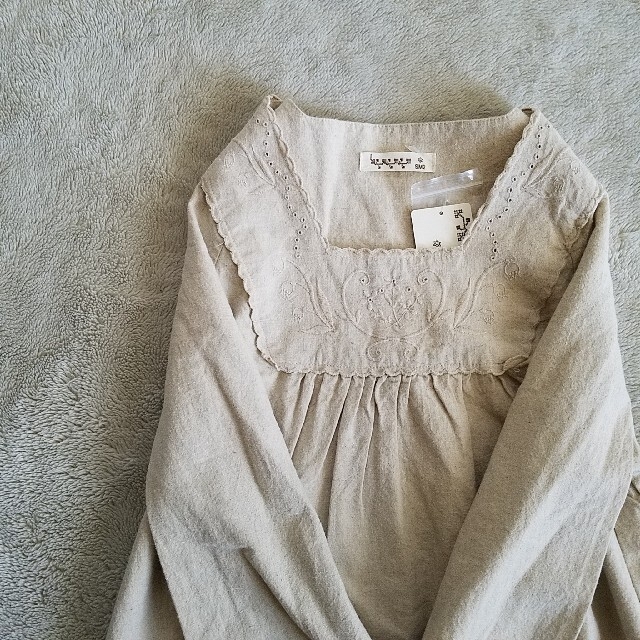 [sm2] parts embroidery tunic one-piece