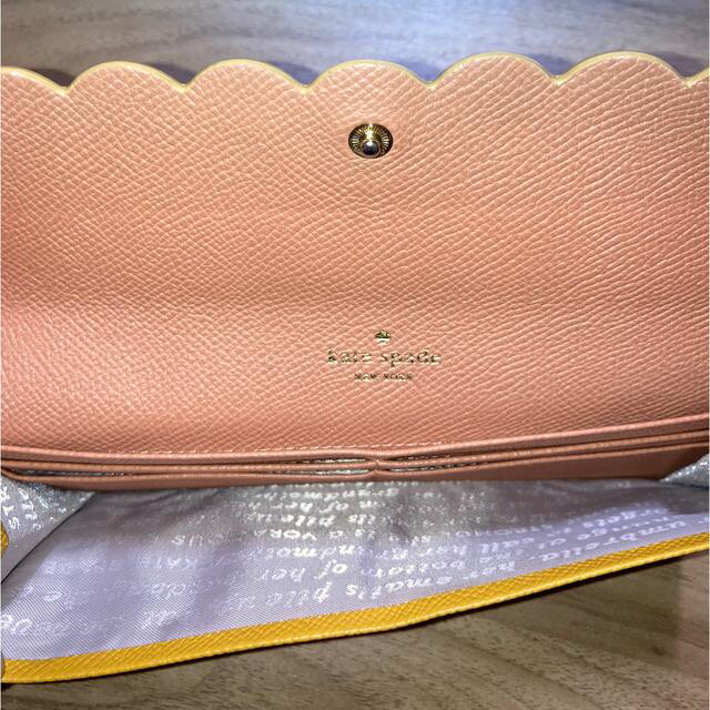 kate spade new york(ケイトスペードニューヨーク)のkate spade NEW YORK イエロー スリム長財布 レディースのファッション小物(財布)の商品写真