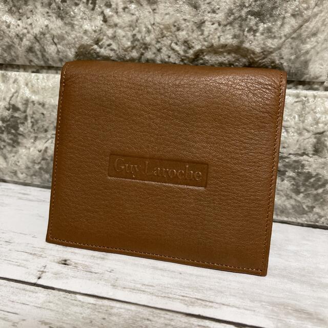 Guy Laroche(ギラロッシュ)の【匿名配送】 ギ・ラロッシュ Guy Laroche 牛皮 折り財布 メンズのファッション小物(折り財布)の商品写真