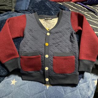 リトルベアークラブ(LITTLE BEAR CLUB)のスウェット生地　羽織り　110センチ　袖切り替え　新品(ジャケット/上着)