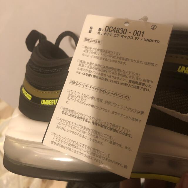 NIKE AIR MAX 97 UNDEFEATED  メンズの靴/シューズ(スニーカー)の商品写真