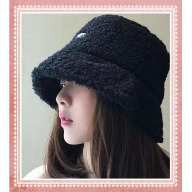 （トレンド）ボアハット 冬アイテム 冬帽子 暖かい ふわふわ モコモコハット レディースの帽子(ニット帽/ビーニー)の商品写真