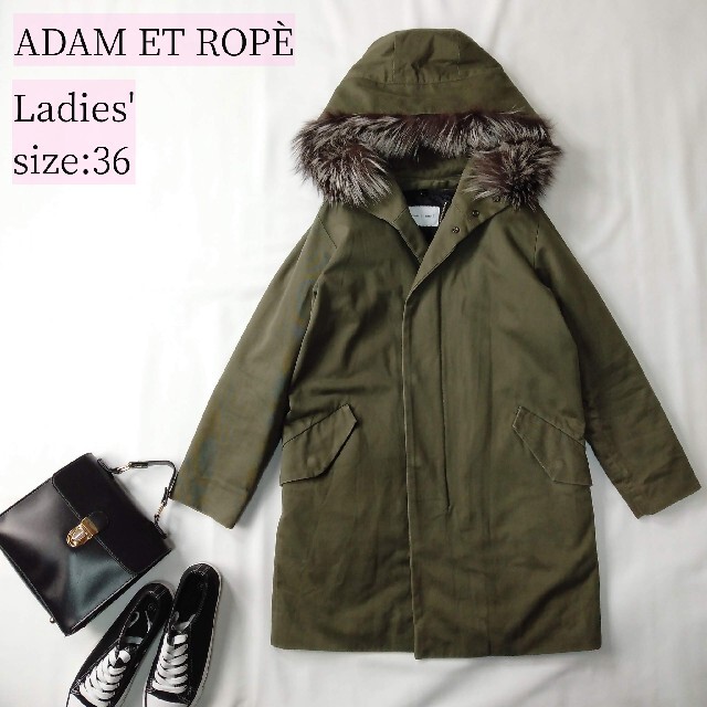 ADAM ET ROPE' 撥水高密度オックス モッズコート