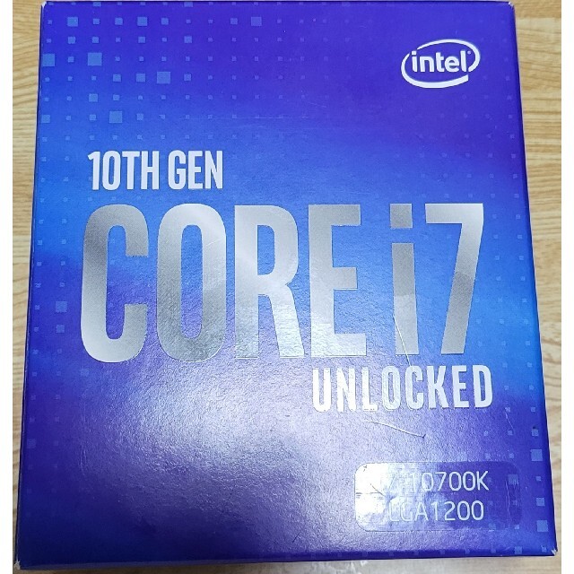 【】intel Core i7-10700K BOX