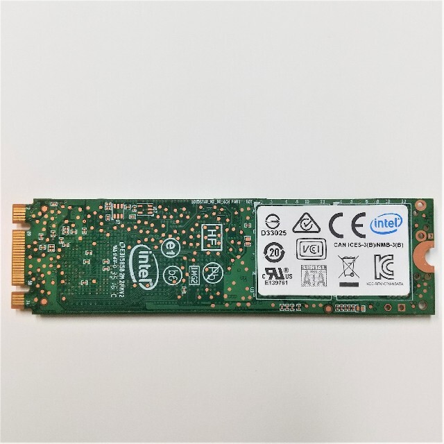 intel M.2 SSD 256GB SATA スマホ/家電/カメラのPC/タブレット(PCパーツ)の商品写真