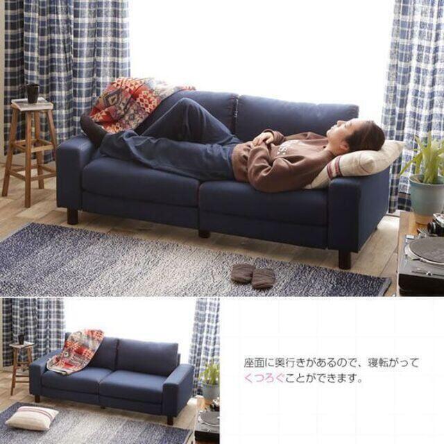 新品 送料無料》Coeur 2人掛 デニムソファ 激安新品未読品 《新品・送料無料》Coeur 2人掛 デニムソファ ラブソファ