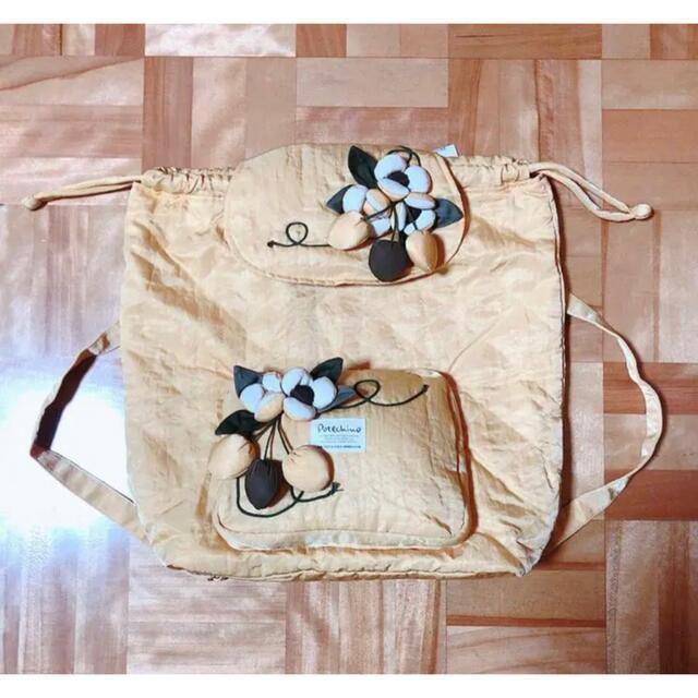 ⭐️専用⭐️未使用 さえら POTECHINO ポテチーノ リュックの ⭐️専用⭐️未使用 さえら POTECHINO ポテチーノ リュックの