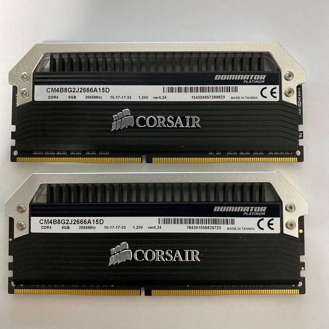 メモリCORSAIR DDR4 8GBX2枚