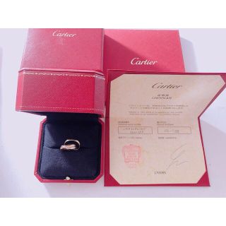 カルティエ(Cartier)のカルティエ　トリニティ   5号　三連　保証書付(リング(指輪))