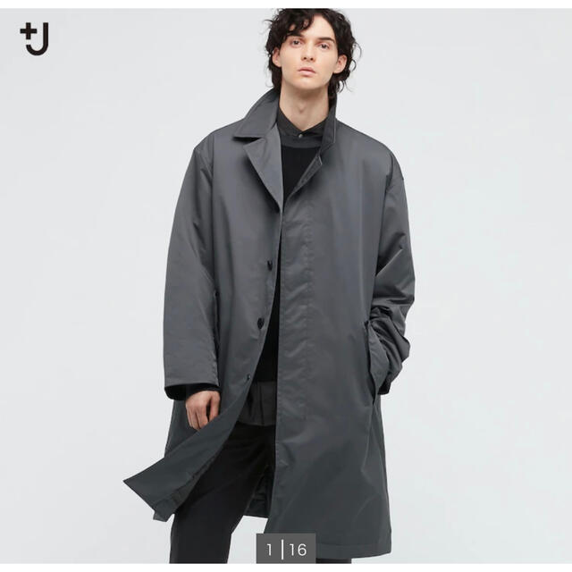 UNIQLO(ユニクロ)のパデッド オーバーサイズステンカラーコート メンズのジャケット/アウター(ステンカラーコート)の商品写真