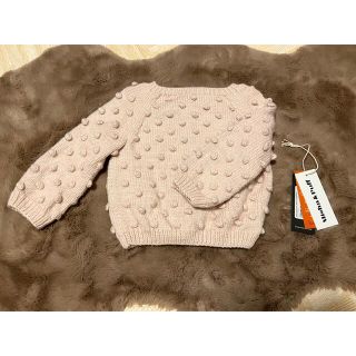 キャラメルベビー&チャイルド(Caramel baby&child )の【ワンちゃん様】misha&puff popcorn sweater Dune (ニット)