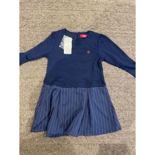 シマムラ(しまむら)のpolo ワンピース　ネイビー(ワンピース)