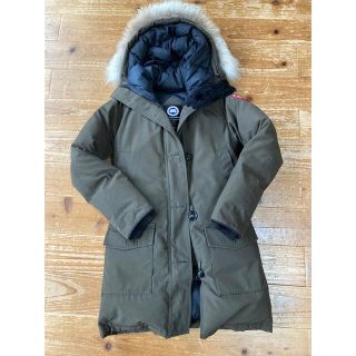 カナダグース(CANADA GOOSE)のカナダグース　ブロンテ　カーキ　Sサイズ(ダウンジャケット)