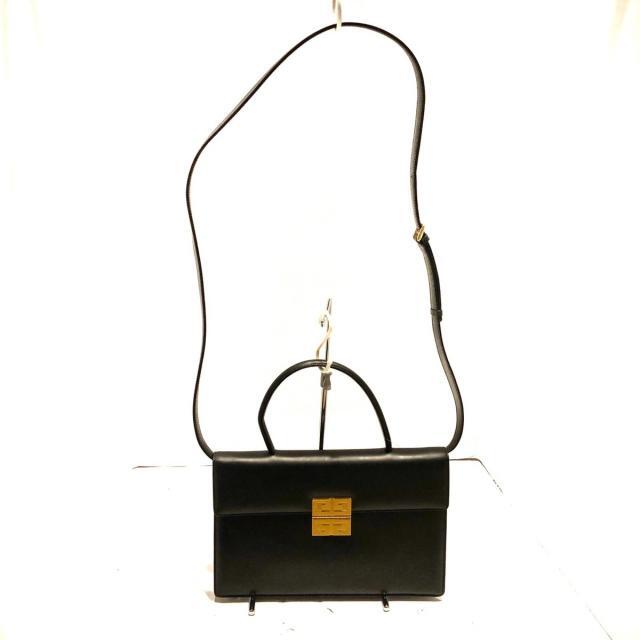GIVENCHY(ジバンシィ)のジバンシー ハンドバッグ - 黒 レザー レディースのバッグ(ハンドバッグ)の商品写真