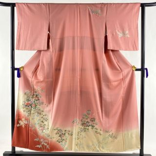 訪問着 美品 秀品 156.5cm 63cm 正絹 【中古】(着物)